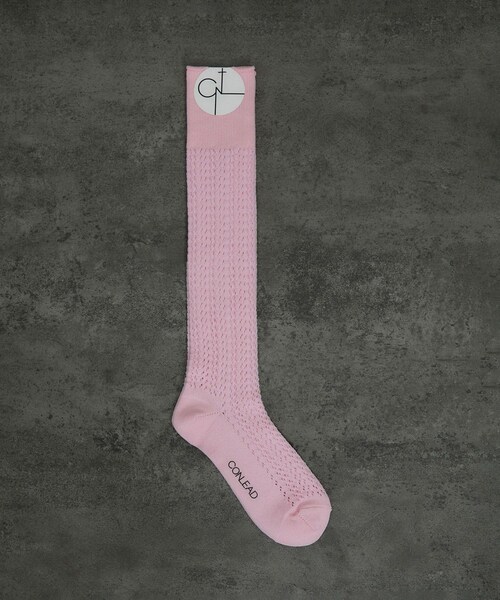 ADAM ET ROPE'(アダムエロペ)の「【CONLEAD(コンリード)】Lace Long socks / レースロングソックス(ソックス/靴下・レディース・ホワイト/ダークブラウン/ライトグリーン/ピンク・F)」の15枚目の写真