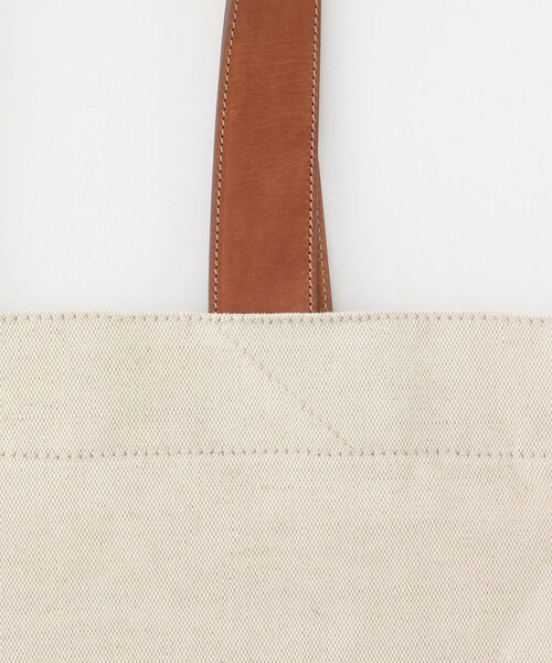 ADAM ET ROPE'（アダムエロペ）の「MENS【JIL SANDER】FLAT SHOPPER GRA（トートバッグ・メンズ・ホワイト系・F）」の5枚目の写真