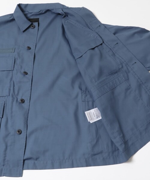 URBAN RESEARCH（アーバンリサーチ）の「DAIWA PIER39　W's TECH FISHING PK MILBDU SHIRT L/S（テーラードジャケット・レディース・SMOKE BLUE/INK BLACK・Free）」の8枚目の写真