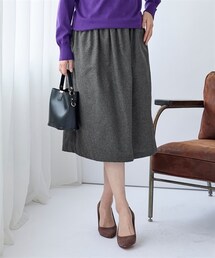 nissen | 大きいサイズ （吸湿発熱）ウエストリブスカート(スカート)