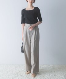 URBAN RESEARCH ROSSO WOMEN | 防シワハイウエストワイドスラックス(その他パンツ)
