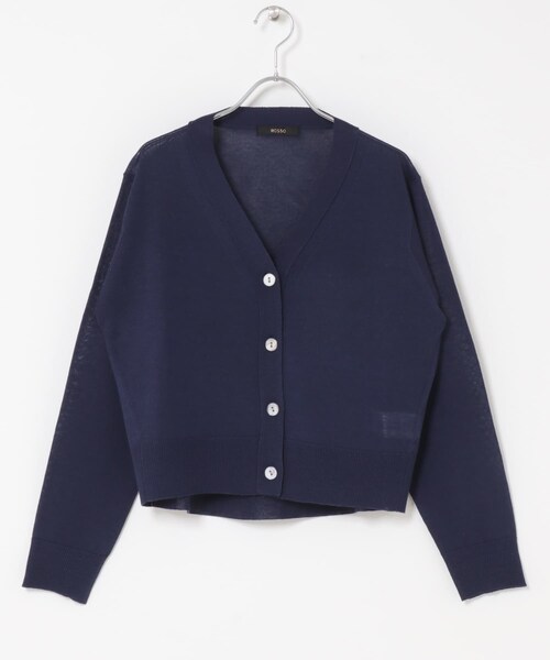 URBAN RESEARCH ROSSO（アーバンリサーチロッソ）の「リネン混セミシアーカーディガン（カーディガン/ボレロ・レディース・PEACH/NAVY/L.GRAY・Free）」の17枚目の写真