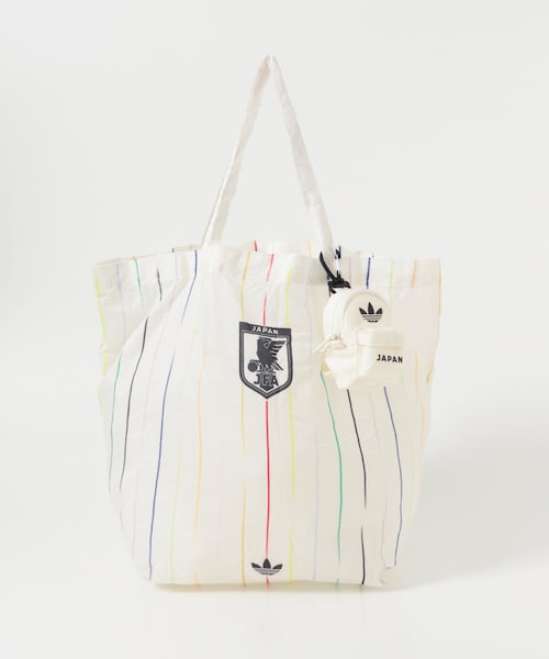 URBAN RESEARCH(アーバンリサーチ)の「adidas サッカー日本代表AW PACKABLE BAG(トートバッグ・メンズ・オフホワイト・Free)」の1枚目の写真