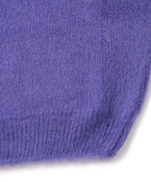 ADAM ET ROPE'（アダムエロペ）の「【BONSAI/ボンサイ】MOHAIR KNIT CREWNECK（ニット/セーター・メンズ・グレー/ブルー/パープル・M/S）」の10枚目の写真