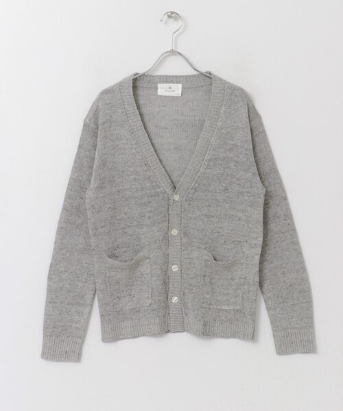 URBAN RESEARCH Sonny Label（アーバンリサーチサニーレーベル）の「トップカラーリネンカーディガン∴（カーディガン/ボレロ・メンズ・オレンジ/グレー/ブルー/グリーン・M/L）」の6枚目の写真