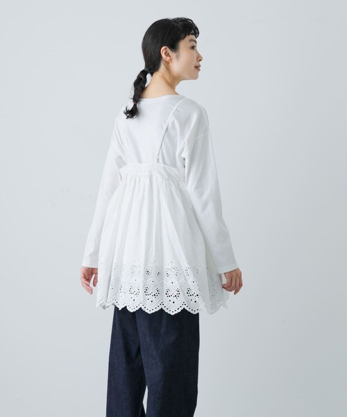 かぐれ（カグレ）の「スカラップ刺繍キャミソール（キャミソール・レディース・OFF/BLACK・FREE）」の14枚目の写真