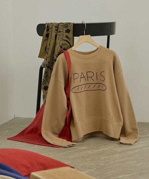 ADAM ET ROPE'(アダムエロペ)の「【Camille de Cussac by SALON】アートリネントートバッグ/ A4対応(トートバッグ・レディース・ベージュ/ブルー/レッド・F)」の14枚目の写真