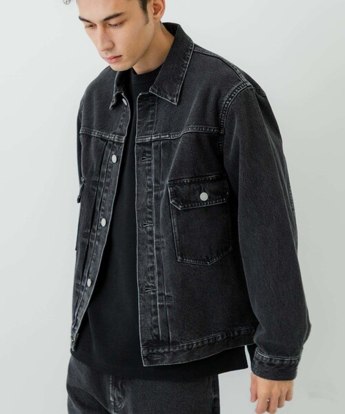 URBAN RESEARCH(アーバンリサーチ)の「13.5oz DENIM TYPE 2nd JACKET(デニムジャケット・メンズ・INDIGO/LT INDIGO/BLACK・S/M/L)」の9枚目の写真