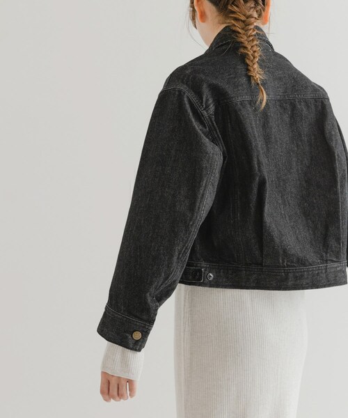 URBAN RESEARCH ROSSO（アーバンリサーチロッソ）の「『別注』Lee101 ×ROSSO　 SHORT JACKET（デニムジャケット・レディース・BLKONEWASH・Short）」の6枚目の写真