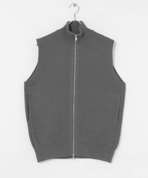 THE GOODLAND MARKET（ザグッドランドマーケット）の「米富繊維　MERCERIZED COTTON RIB VEST（ベスト・メンズ・40IVORY/12GRAY/24ORANGE・1/3）」の22枚目の写真