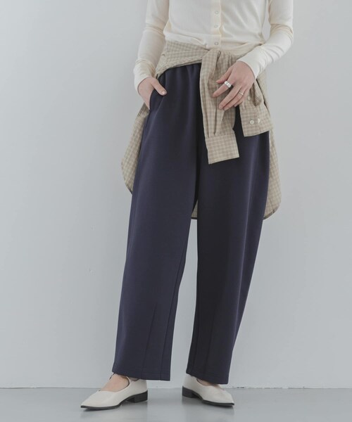 URBAN RESEARCH Sonny Label（アーバンリサーチサニーレーベル）の「メルティスウェットバレルパンツ（スウェットパンツ・レディース・グレー/ネイビー・Free）」の16枚目の写真