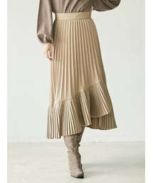dazzlin | ダブルプリーツフレアスカート(スカート)