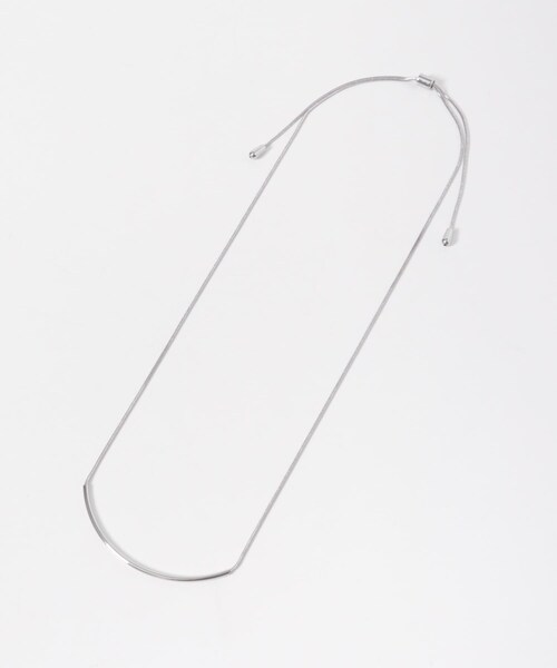 URBAN RESEARCH DOORS（アーバンリサーチドアーズ）の「カーブスライドネックレス（ネックレス・レディース・GOLD/SILVER・one）」の5枚目の写真