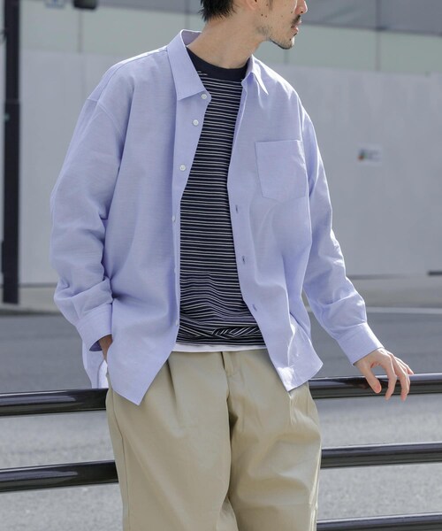 URBAN RESEARCH(アーバンリサーチ)の「ALBINI LINEN OVER SHIRTS(シャツ/ブラウス・メンズ・SAX/WHITE/PINK/M/BLUE・S/M/L)」の11枚目の写真