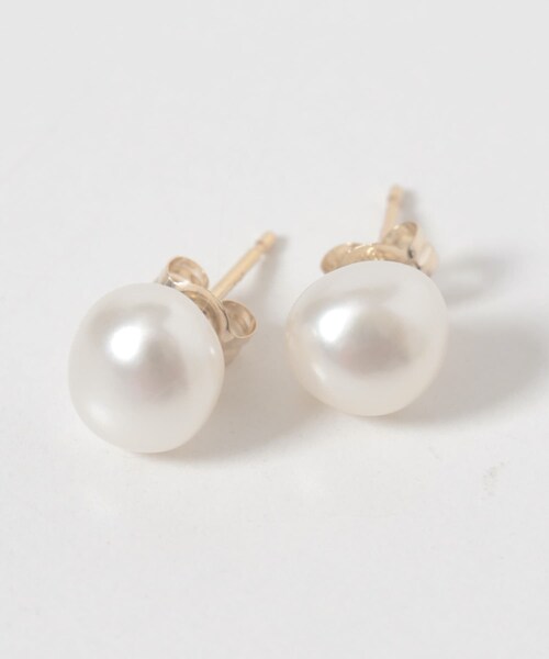 かぐれ（カグレ）の「Toile　2 PEARL PIERCE（ピアス（両耳用）・レディース・WH・Free）」の7枚目の写真
