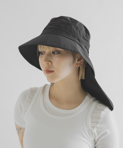 THE GOODLAND MARKET（ザグッドランドマーケット）の「ザ グッドランド マーケット　SUNSHADE HAT（ハット・メンズ・BLUE/BLACK/BEIGE・one）」の4枚目の写真
