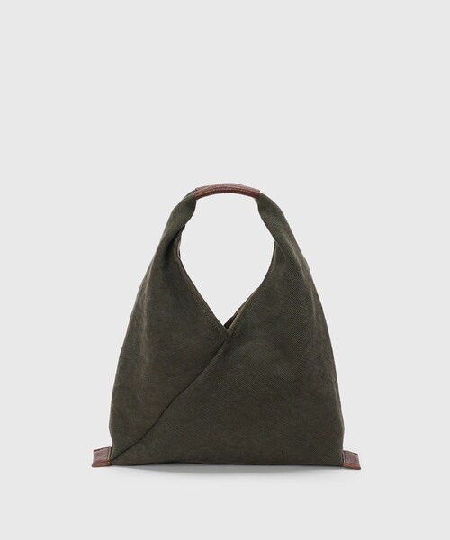 ADAM ET ROPE'（アダムエロペ）の「【HenderScheme/エンダースキーマ】azuma bag small（ハンドバッグ・メンズ・ブラック/カーキ・F）」の2枚目の写真