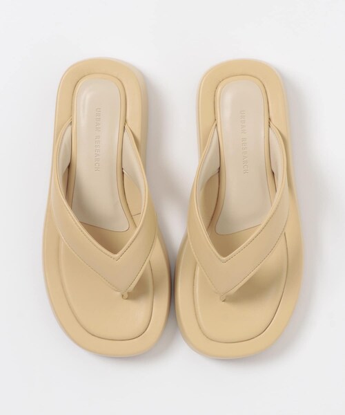 URBAN RESEARCH（アーバンリサーチ）の「厚底トングサンダル（サンダル・レディース・BEIGE/BLACK・37/38）」の10枚目の写真