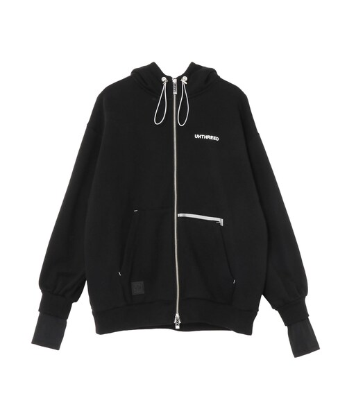 UN3D.（アンスリード）の「ARM COVER DOCKING ZIPUP HOODIE（その他トップス・レディース・ホワイト/グレー/ブラック・38/44）」の3枚目の写真
