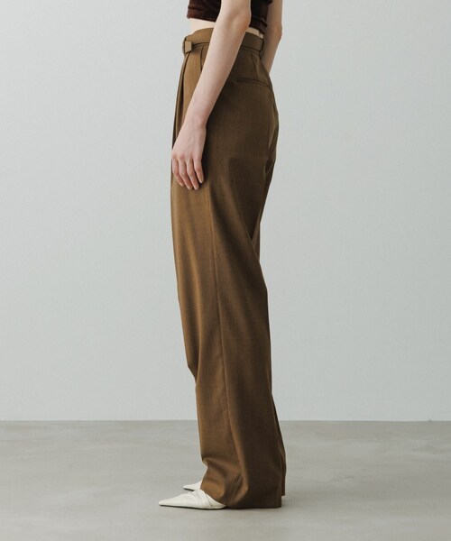 ADAM ET ROPE'（アダムエロペ）の「【EMOELLE】ベルテッドスラックス（スラックス・レディース・グレー系/キャメル系・36/38）」の14枚目の写真