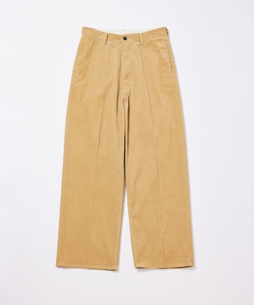 cantate Two 吹っ飛び Tuck Corduroy Pants