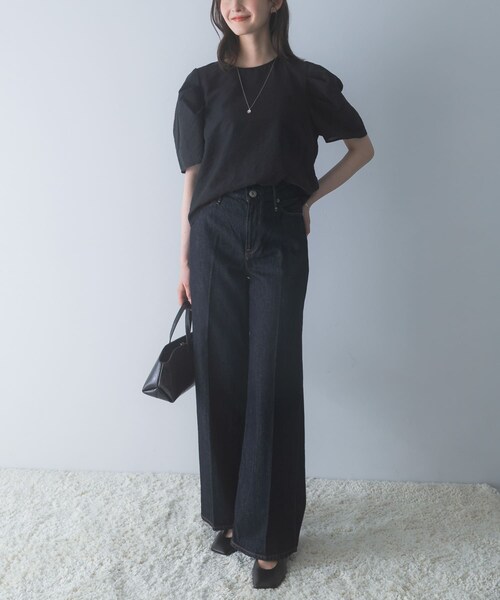 URBAN RESEARCH ROSSO（アーバンリサーチロッソ）の「フォルムスリーブシアーブラウス（シャツ/ブラウス・レディース・WHITE/BLACK/BORDEAUX・Free）」の16枚目の写真