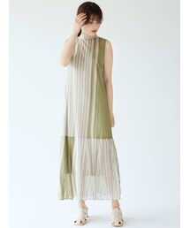 LAGUNAMOON | シアーグラデーションニットワンピース(ワンピース)