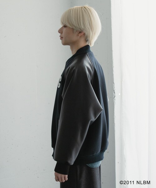 SENSE OF PLACE by URBAN RESEARCH(センスオブプレイスバイアーバンリサーチ)の「Negro Leagues スタジャン(スタジャン・メンズ・BLACK/NAVY・M/L)」の13枚目の写真