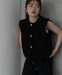 nissen | 【sail】フリンジベスト(ベスト)