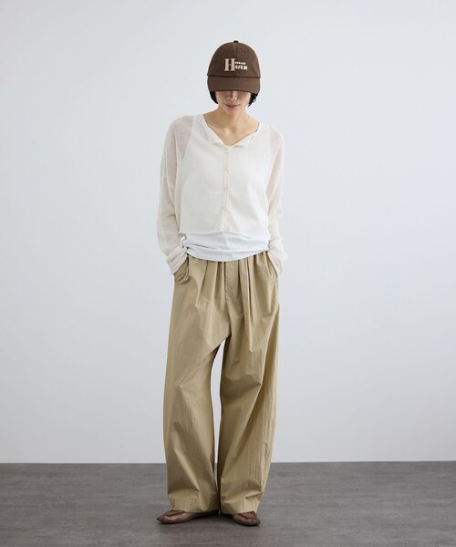 ADAM ET ROPE'(アダムエロペ)の「【LY(エルワイ)】Boeken cap(キャップ・レディース・グレー系/ダークブラウン系・F)」の10枚目の写真