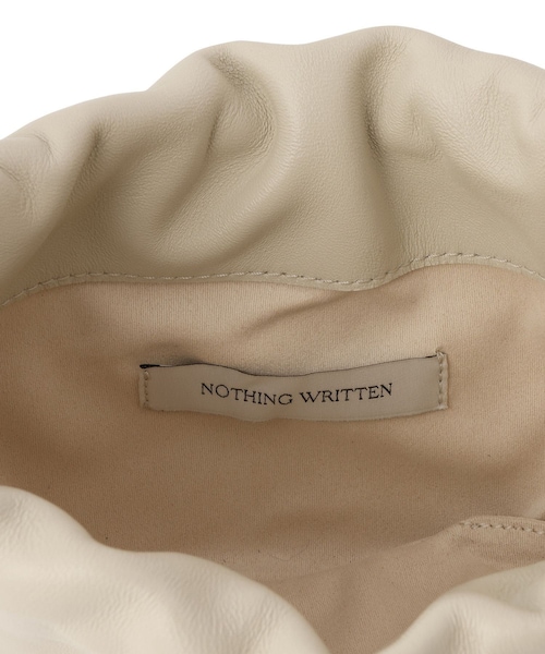 ADAM ET ROPE'（アダムエロペ）の「【NOTHING WRITTEN（ナッシングリトゥン）】NELLA STRAP MINI BAG（ハンドバッグ・レディース・ブラック/ベージュ系・F）」の13枚目の写真