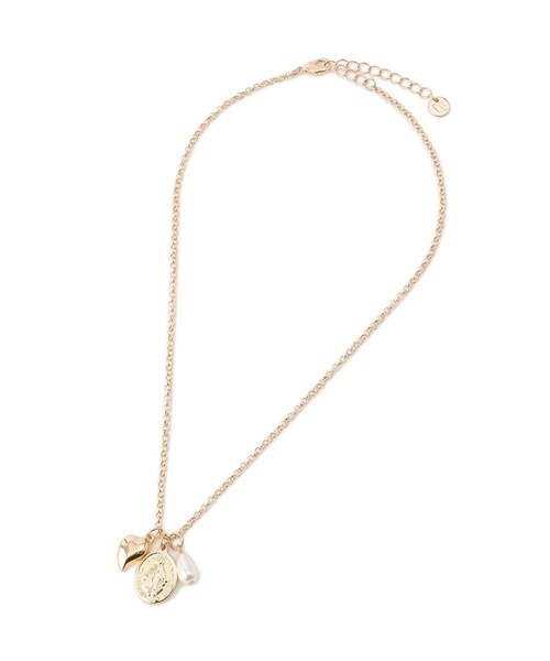 VIS（ビス）の「チャームコンビチェーンネックレス（ネックレス・レディース・ゴールド/シルバー・F）」の10枚目の写真