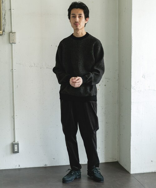 URBAN RESEARCH DOORS(アーバンリサーチドアーズ)の「ジャガードモールニットプルオーバー(ニット/セーター・メンズ・GREIGE/BLUE/OLIVEBROWN/BLACK・M/L)」の6枚目の写真