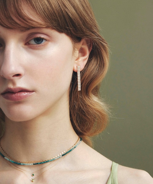 ROPE'(ロペ)の「【WEB限定】【les bonbon (ル ボンボン)】princess double pierce GD(ピアス(両耳用)・レディース・ゴールド・F)」の18枚目の写真