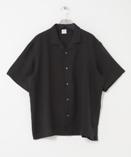 URBAN RESEARCH(アーバンリサーチ)の「『別注』BROOKS BROTHERS×URBAN RESEARCH LINEN CAMP SHIRTS SHORT-SLEEVE(シャツ/ブラウス・メンズ・BLACK/BLUE/BODEAUX・M/L/XL)」の12枚目の写真