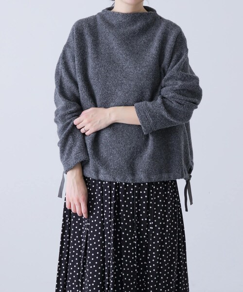かぐれ（カグレ）の「Boa pullover（Tシャツ/カットソー・レディース・BEIGE/CHARCOAL・FREE）」の5枚目の写真