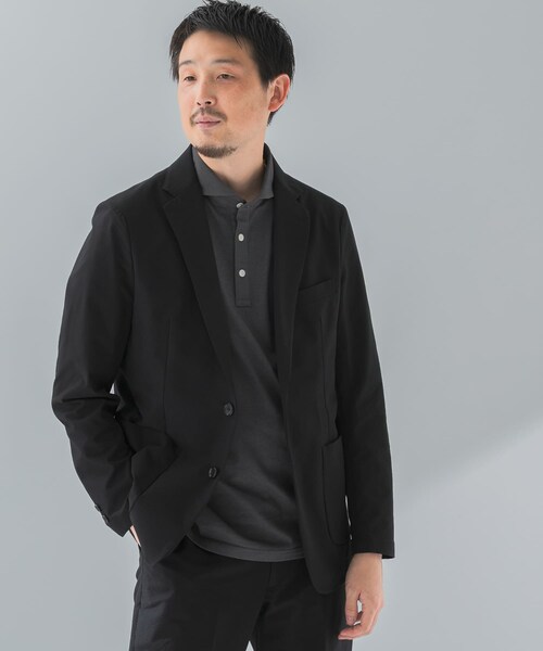URBAN RESEARCH DOORS（アーバンリサーチドアーズ）の「『イージーケア』LIFE STYLE TAILOR　シアサッカーコンフォータブルジャケット（その他アウター・メンズ・BLACK/NAVY・S/M/L/XL）」の19枚目の写真