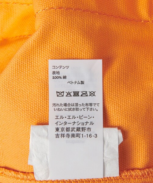 bonjour records(ボンジュールレコーズ)の「L.L.Bean/エル・エル・ビーン record tote bag for bonjor records exclusive(トートバッグ・レディース・チャコール/オレンジ・F)」の20枚目の写真