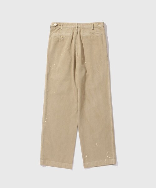 ADAM ET ROPE'（アダムエロペ）の「【AURALEE/オーラリー】GARMENT-DYED FINX LIGHT CHINO ONE-TUCK WIDE PANTS（チノパンツ・メンズ・ブラック/ベージュ・3/4/5）」の18枚目の写真