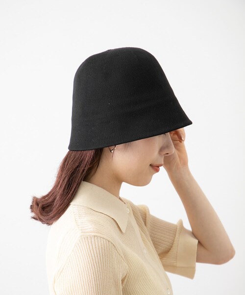 URBAN RESEARCH Sonny Label（アーバンリサーチサニーレーベル）の「サマーベルハット（ハット・レディース・ブラック/アイボリー・one）」の2枚目の写真