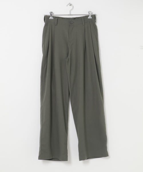 SENSE OF PLACE by URBAN RESEARCH(センスオブプレイスバイアーバンリサーチ)の「リネンブレンドワイドパンツ(その他パンツ・メンズ・BLACK/GRAY/GREIGE・M/L)」の2枚目の写真