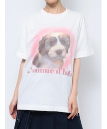 merry jenny | dog gradation big tee(Tシャツ/カットソー)