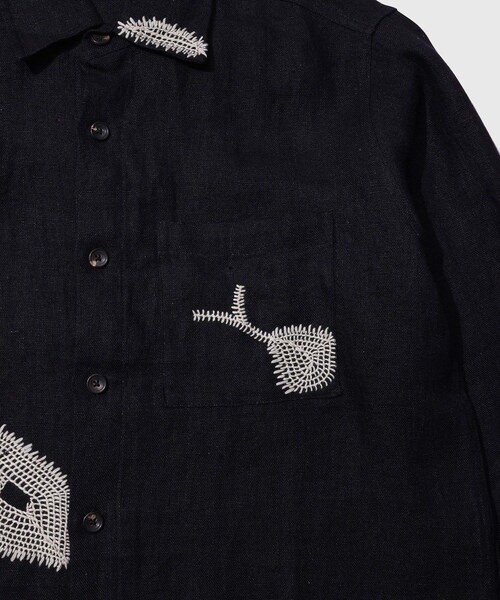 ADAM ET ROPE'(アダムエロペ)の「【Kartik Research/カルティック リサーチ】Repair Stitch Jacket(その他アウター・メンズ・ブラック・L/M)」の9枚目の写真