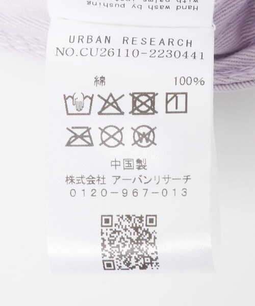 URBAN RESEARCH(アーバンリサーチ)の「Drole de Monsieur CASQUETTE SLOGAN(キャップ・レディース・LAVANDAR・-)」の7枚目の写真