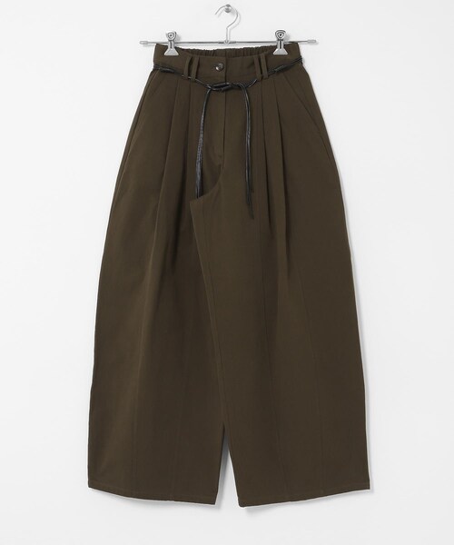 KBF（ケイビーエフ）の「ベルトSETオーバルパンツ（その他パンツ・レディース・NAVY/BROWN/BEIGE・36/38）」の12枚目の写真