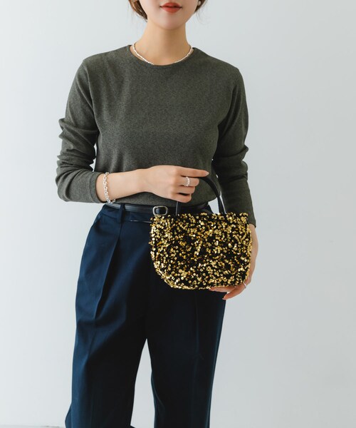 RODE SKO（ロデスコ）の「チェーン付きスパンコールバッグ（ショルダーバッグ・レディース・BLACK/MULTIBLACK/GOLD/SILVER/RED/PINK・one/One）」の7枚目の写真