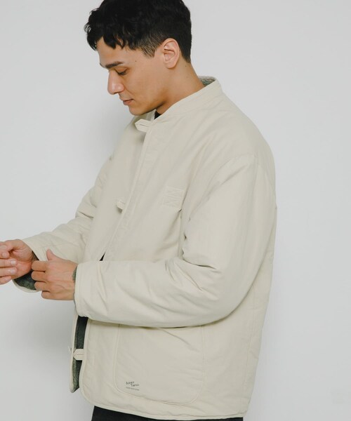 URBAN RESEARCH Sonny Label（アーバンリサーチサニーレーベル）の「『別注』ARMY TWILL×Sonny Label　Reversible Jacket（テーラードジャケット・メンズ・IVORY/KHAKI/BLACK/NAVY・S/M/L）」の7枚目の写真