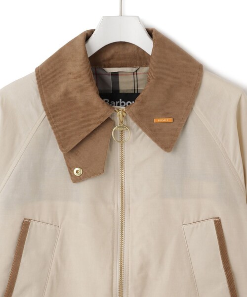 ADAM ET ROPE'(アダムエロペ)の「【Barbour(バブアー)】ICONS BEDALE SHOWERPROOF JACKET(その他アウター・レディース・ベージュ/ネイビー・10/8)」の7枚目の写真