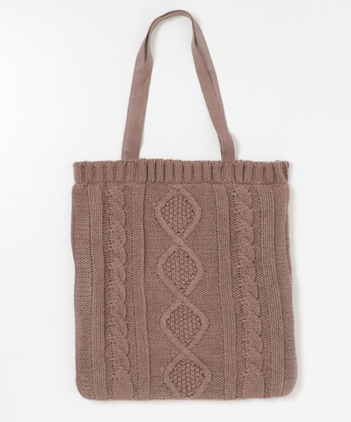 SENSE OF PLACE by URBAN RESEARCH（センスオブプレイスバイアーバンリサーチ）の「ニットトート（トートバッグ・レディース・GRAY/IVORY/MOCHA・FREE）」の11枚目の写真