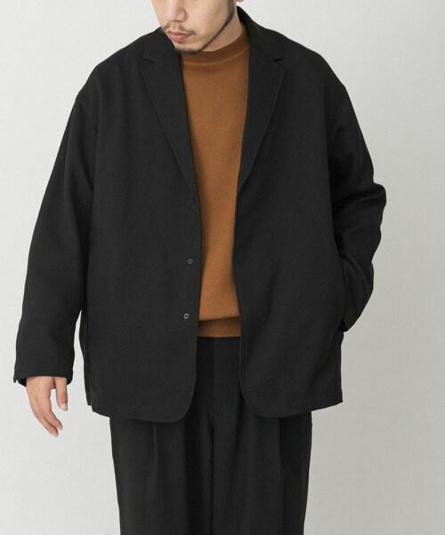 EKAL（エカル）の「ウールライクジャケット（テーラードジャケット・メンズ・ブラウン/チャコール/ブラック・M/L）」の17枚目の写真